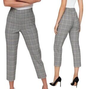 Aritzia Babaton Conan Pull On Plaid Crop Pant Size 2